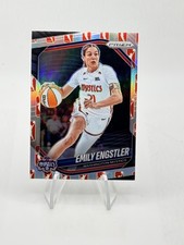 2025 Panini Prizm WNBA Emily Engstler #84 WNBA Logo Prizms Washington Mystics