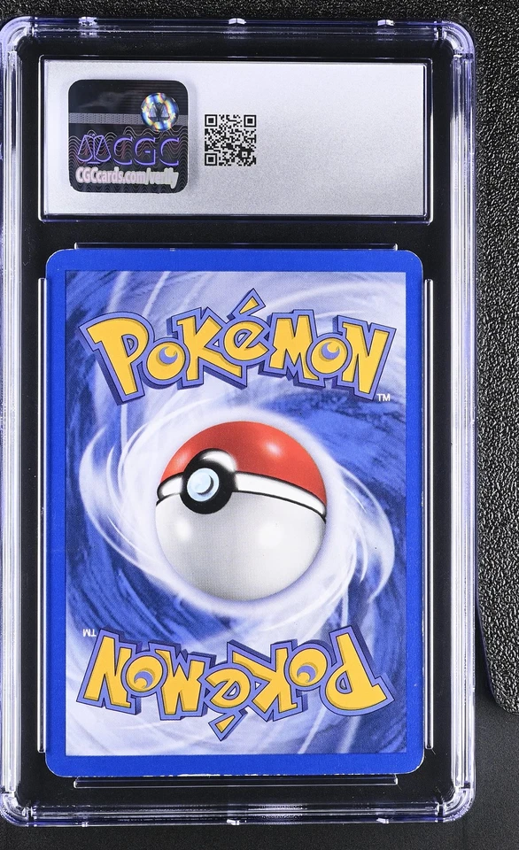 CGC 5 French Dark Dragonite Team Rocket 1st Edition 5/82 Holo Pokemon Card - Image 2 of 2