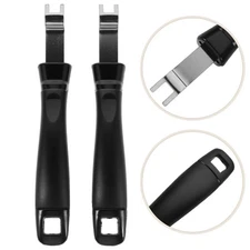 2 PCS BBQ Platter Barbecue Tray Lifter Tool Plate Lifting Handle
