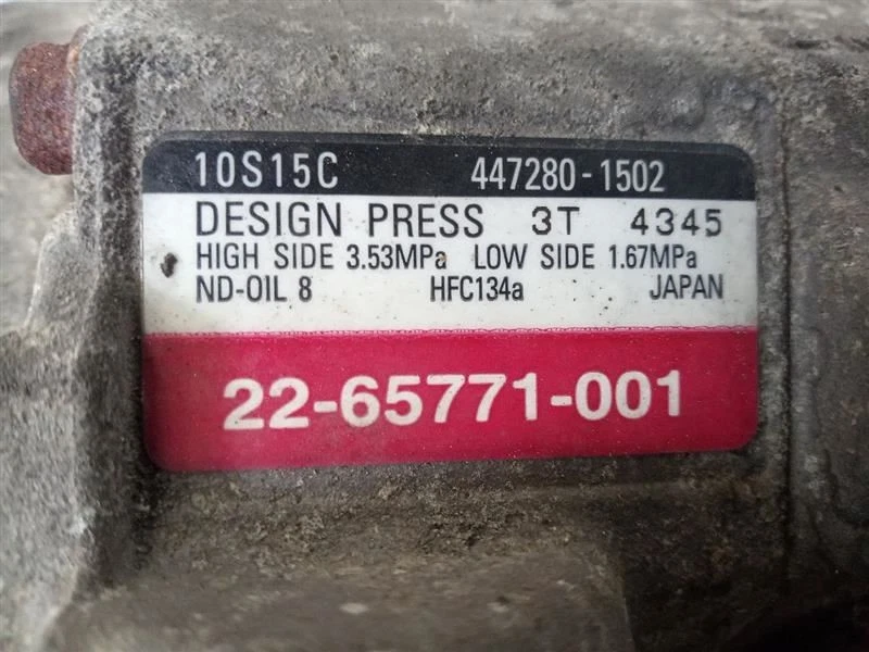 Compresor de CA Freightliner Design Press 22.65771-001, 8 ranuras (9776545 Foto 2 de 4