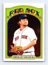 #615 2021 Topps Heritage { Hirokazu Sawamura RC Boston Red Sox