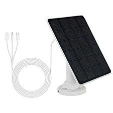 ABS+PC Solar Panel لـ خاتم Spotlight كاميرا Security Cam بطارية شاحن
