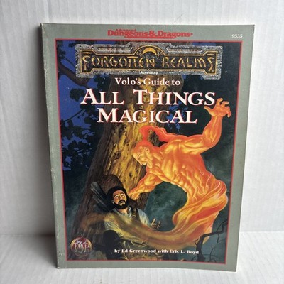 VOLO'S GUIDE TO ALL THINGS MAGICAL 1996 Dungeons & Dragons Forgotten Realms
