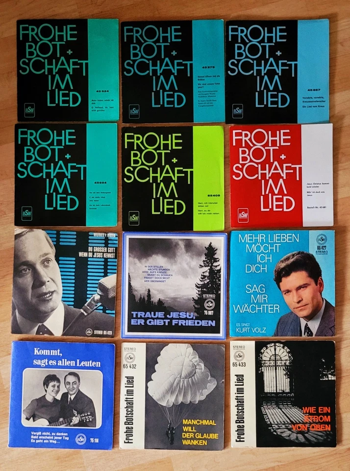 47 Schallplatten HSW Hermann Schulte Wetzlar/Janz Team/ Neues Leben/Biblophon - Bild 4 von 4