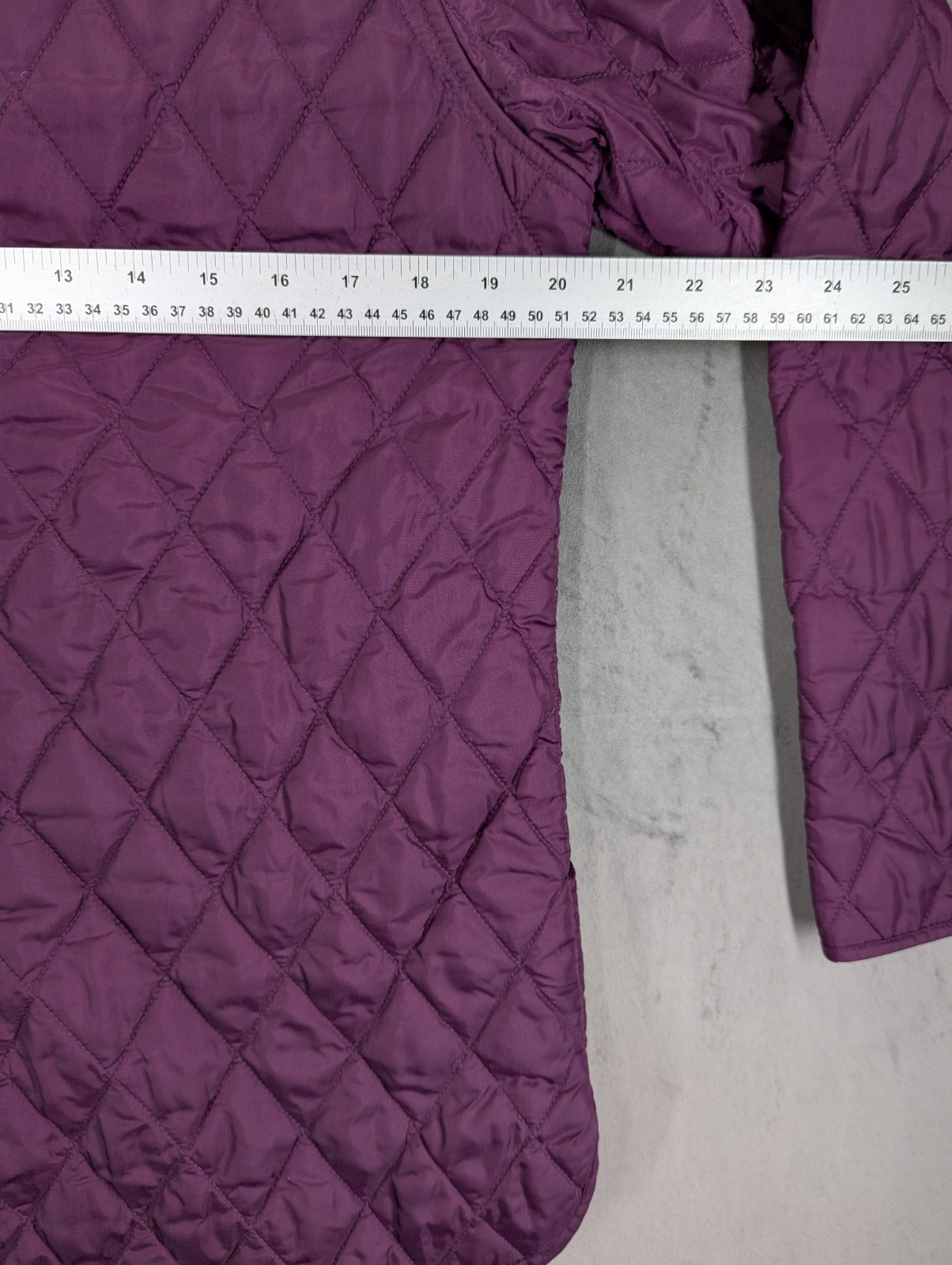Barbour Liddesdale Quilted Jacket Purple Women’s Size UK 12 Lightweight image 9