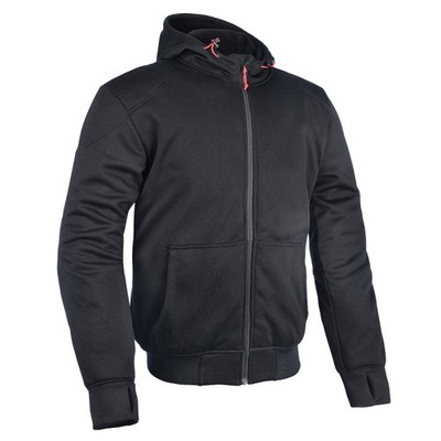 OXFORD SUPER HOODIE 2.0 MOTORRAD ARMOR CE SCHWARZ MADE WITH KEVLAR S-5XL
