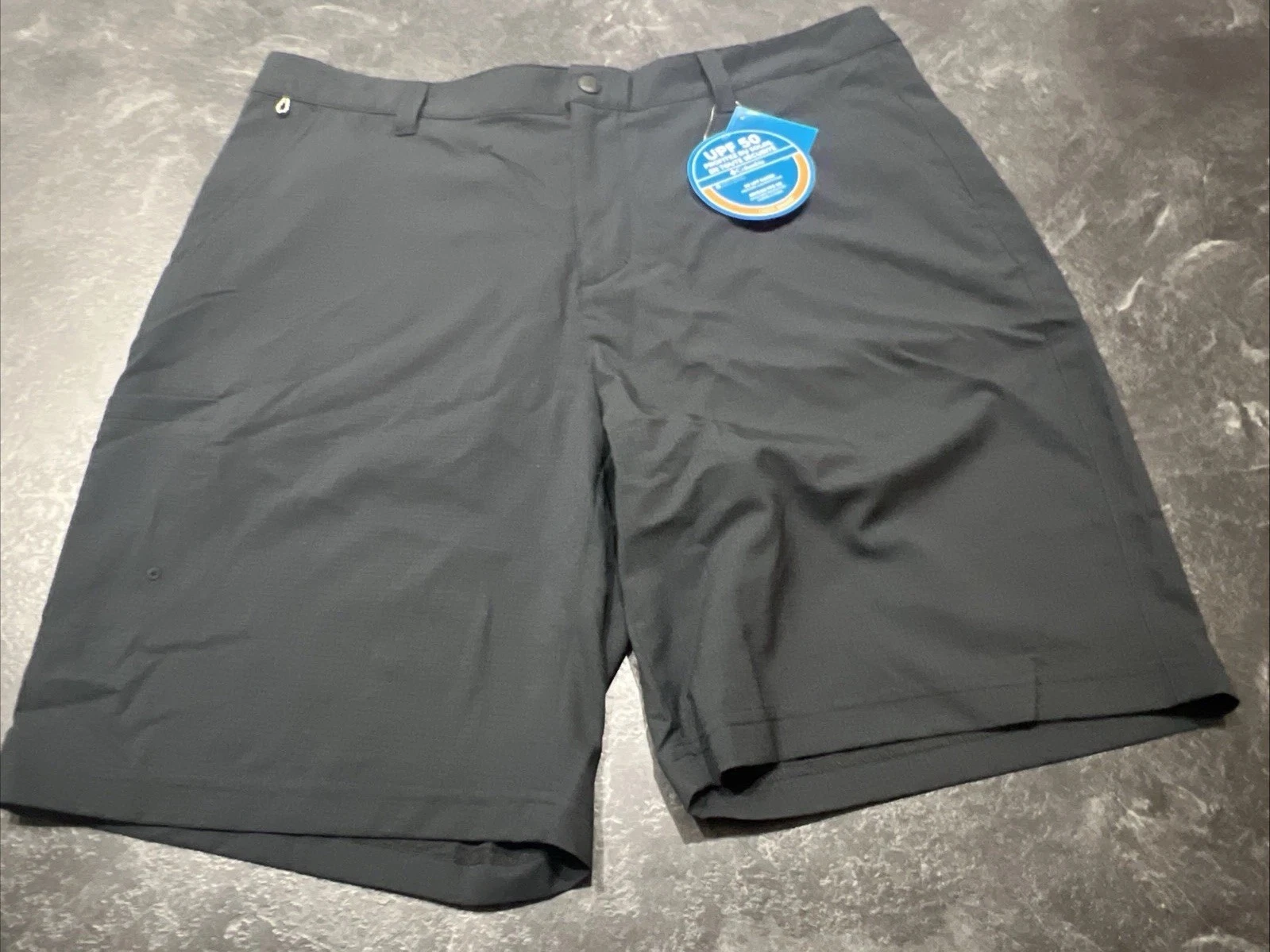 COLUMBIA PFG Men's Tamiami Fishing Shorts UPF 50 Black Size 38x10
