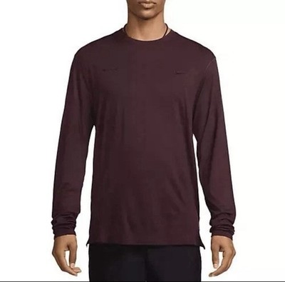 Nike Men's A.P.S. Dri-FIT ADV Versatile Long Sleeve Burgundy FZ0991-652 Size: M