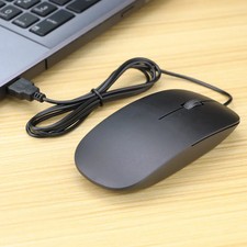 Ultra thin USB Wired Mouse 1200dpi 3D Optical Gaming Mice Mouses For PC Laptop N