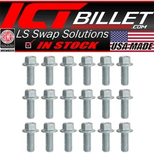 ICT Billet 18pc 4L80E 4L85E Transmission Pan Bolt Set