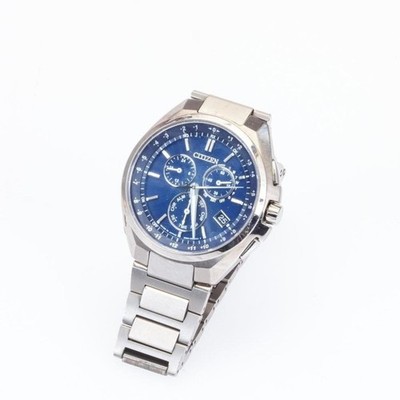 CITIZEN GN4WS12G Watch Quartz Chronograph Stainless Steel Blue Dial