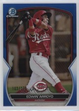 2023 Bowman Chrome Prospects Blue Refractor 103/150 Edwin Arroyo #BCP-66 1g5l