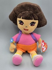 TY Beanie Baby / DORA the Explorer  7" - Retired - NEW with MINT TAGS