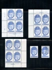 LOT 35795 MINT NH OG 354 THREE PLATE BLOCKS,  TWO FDC BIRDS WILDLIFE CANADA