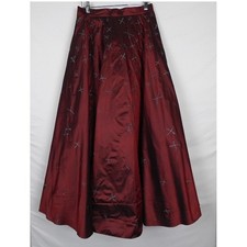 Vintage Armand Ventilo Collection Silk A Maxi Skirt SZ 38 US SZ6 Embellished