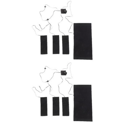2pcs Elektrische Heizkissen für Kleidung Wattestäte Weste Heizkissen