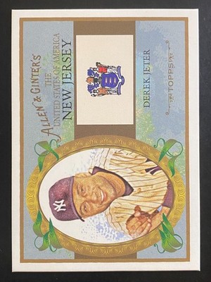 Derek Jeter 2008 Topps Allen & Ginter United States New York Yankees #US30