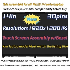 for Lenovo Flex 5 14IRU8 ST51F29505 LCD Touch Screen Digitizer Display Assembly