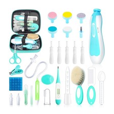 Baby Healthcare and Grooming Kit, 28 in 1 Portable Baby Essentials Kit Electr...
