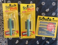2 Vintage Schick Razors Super II Plus Pivot, NBA Seattle Super Sonics +13 Carts