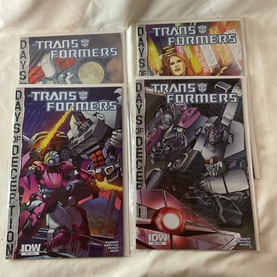 IDW Transformers Days Of Deception Lot Of 4 Comic 35, 36,37,38