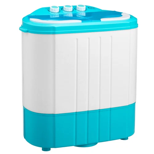 Portable Washing Machine Twin Tub 10Lbs Capacity Clean Washer Spinner Combo