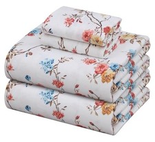 Flannel Sheets Full Size Bed Set - Soft  Comfy Deep Pocket Cotton Flannel