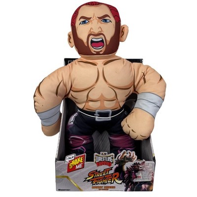 Jazwares Wrestling Buddies Street Fighter Kenny Omega (Akuma) 17'' Talking Plush