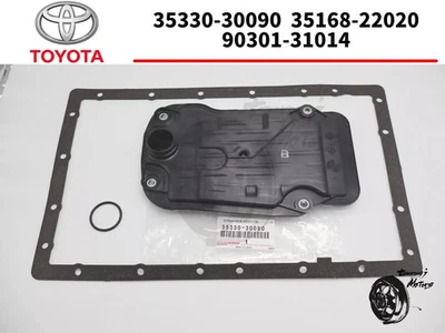 Toyota Lexus IS250 06-13 RWD Transmission Oil Strainer Pan Gasket SET Genuine - Bild 1 von 4