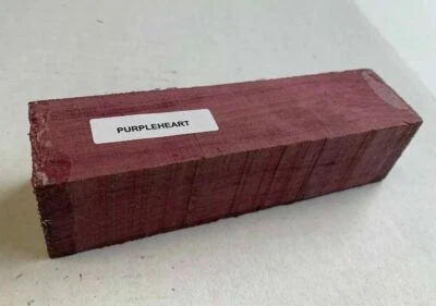 EXOTIC WOOD ZONE Purpleheart Turning Wood Blank 2x 2x 6 Woodturning- Free US Shipping