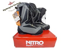 Stivali da snowboard Nitro Capital TLS - nero antracite - 44 2/3 US 11,5 MP 29,5 D3O
