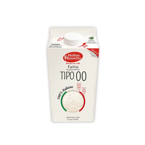 Für die Walze : Farina di grano tenero Tipo 00 von der Molino Rossetto /  750 gr