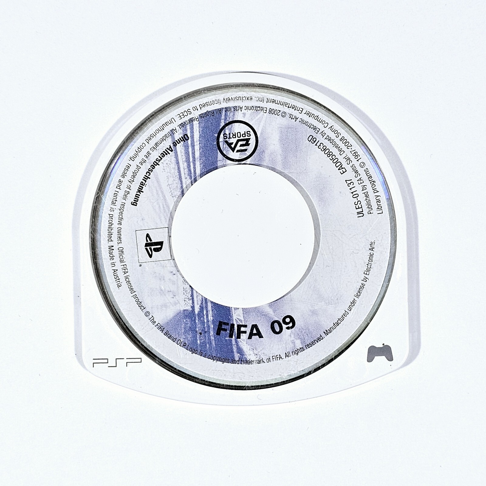 PlayStation Portable PSP Soccer Game FIFA 09 DT Soccer Bundesliga Championship