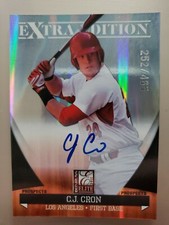 2011 ELITE C.J. CRON ON CARD AUTO EXTRA EDITION #'D 252/465. NICE ROOKIE AUTO 