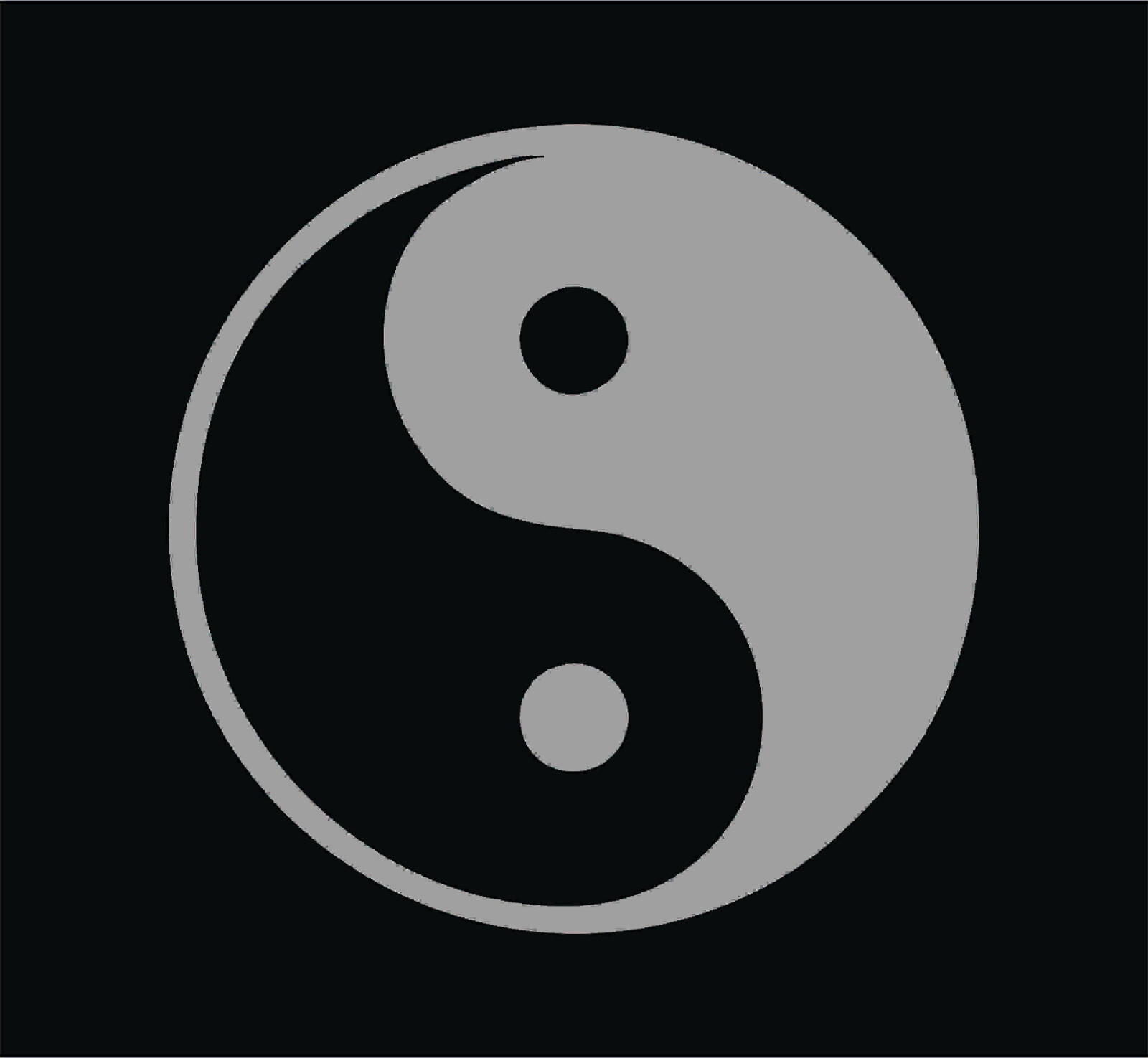 Yin Yang Symbol Vinyl Die Cut Decal Sticker | eBay