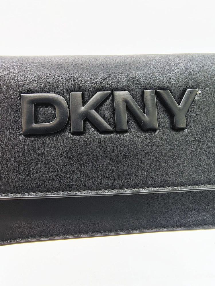 Belt Bag DKNY Black Women Accessory Loops Waist Pack 6.5 Inch Athleisure