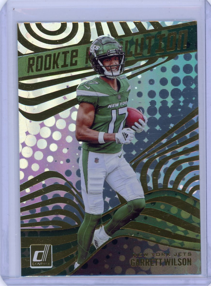Garrett Wilson 2022 Donruss Football Rookie Revolution New York Jets #REV-6
