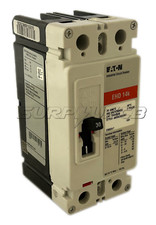 Eaton EHD2030 Molded Case Circuit Breaker, 2-Pole, 30 Amp, 480V, Load Side Lugs