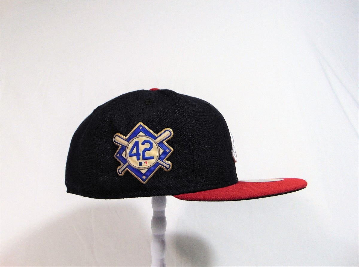 【海外限定】New Era 59FIFTY Atlanta Braves Jackie Robinson New Era Atlanta Braves #42 Jackie Robinson On Field 59FIFTY