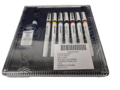 KOH-I-NOOR Rapidograph 3165-SP7 Art Drafting Technical Pen Set