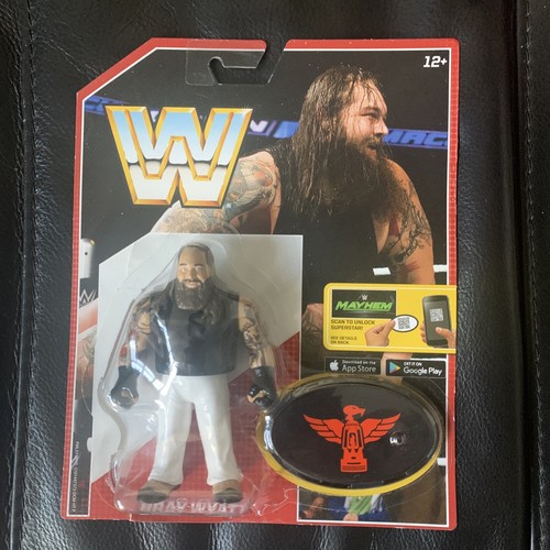 WWE MATTEL RETRO SERIES 6 BRAY WYATT WRESTLING ACT...