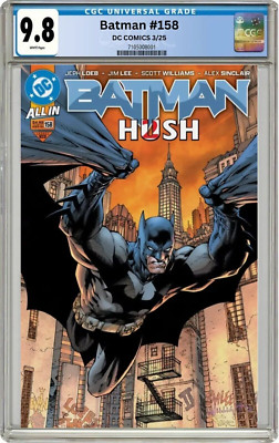 BATMAN #158 HUSH 2 CVR A JIM LEE CGC 9.8 PRESALE 3/26/25