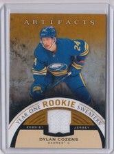 2021-22 Upper Deck Artifacts Year One Rookie Sweaters Dylan Cozens Buffalo