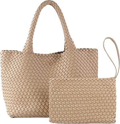Tote Bag for Women Woven Beach Totes Bags, Large Summer Travel