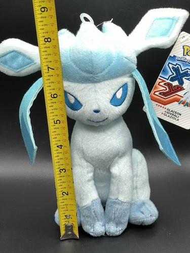 NEW Pokemon XY Glaceon Official Plush Stuffed Animal TOMY Nintendo 2016 - Picture 11 of 12