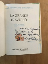 Uderzo - Dédicace dans un album d'Asterix - TBE