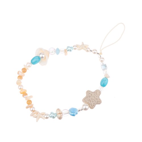 Starfish Shells Sweet Bag Hangings Cute Mobile Charm Ocean Series Phone Chain - Zdjęcie 11 z 12
