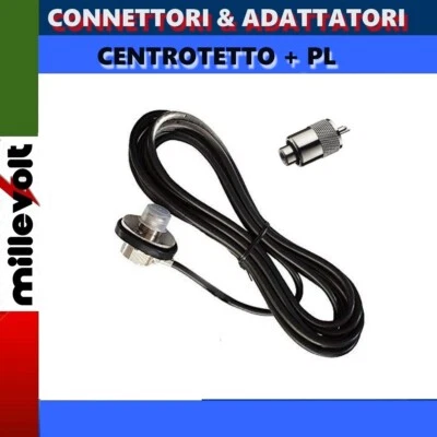 PNI CENTROTETTO PER ANTENNE CON CAVO COASSIALE 4 METRI RG58 E CONNETTORE PL259