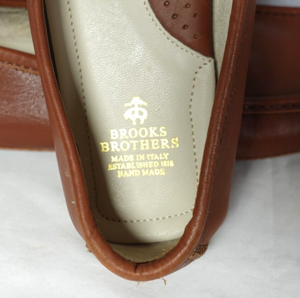 Brooks Brothers Leather Driving Horsebit Loafers 10 eBay
