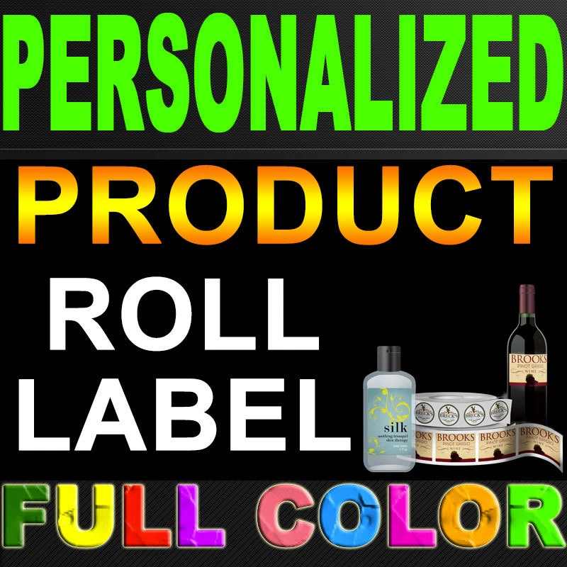 250 Custom Designed Product Roll Label Semi Gloss 1.0" x 1.0" Round Circle Label - Image 1 of 1